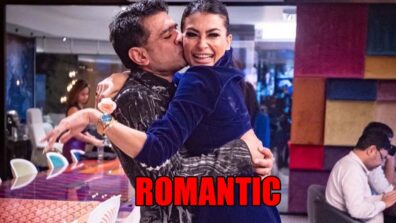 My world: Bigg Boss couple Eijaz Khan and Pavitra Punia get romantic in public