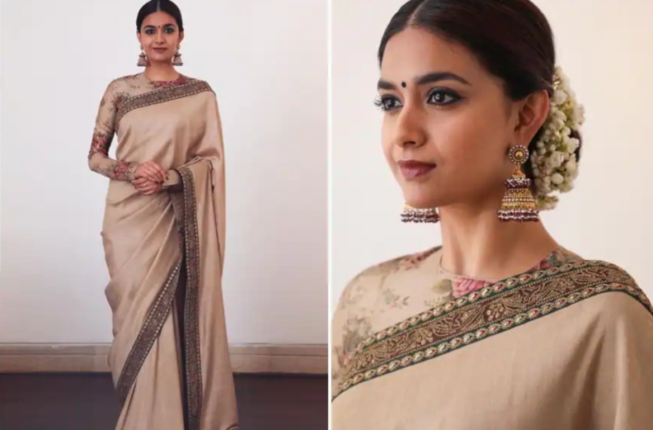 Nayanthara And Keerthy Suresh Are Shelling Out Some Sizzling Saree Cues For Netizens: Go Steal - 4