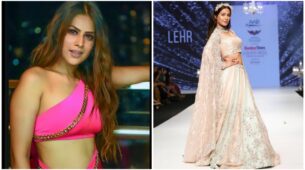 Nia Sharma oozes in style in pink one-shoulder top, Hina Khan turns heads in embellished lehenga