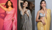 Nora Fatehi, Tara Sutaria and Jacqueline Fernandez are burning hot damsels in sensuous sequin sarees, get ready to fall in love
