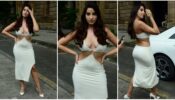 Nora Fatehi X Deme By Gabriella: Her Steal White Cutout Body Fitting Outfit To Make Heads Turn Around, Take Cues