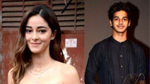 Not Entirely Spineless:  Ishaan Khattar pays  Ananya Panday A Saturday Evening Visit