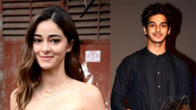 Not Entirely Spineless:  Ishaan Khattar pays  Ananya Panday A Saturday Evening Visit