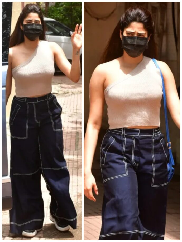 Off-Shoulder Vs One-Shoulder: Janhvi Kapoor’s Which Style Would You Wear With A Pair Of Denim? - 1