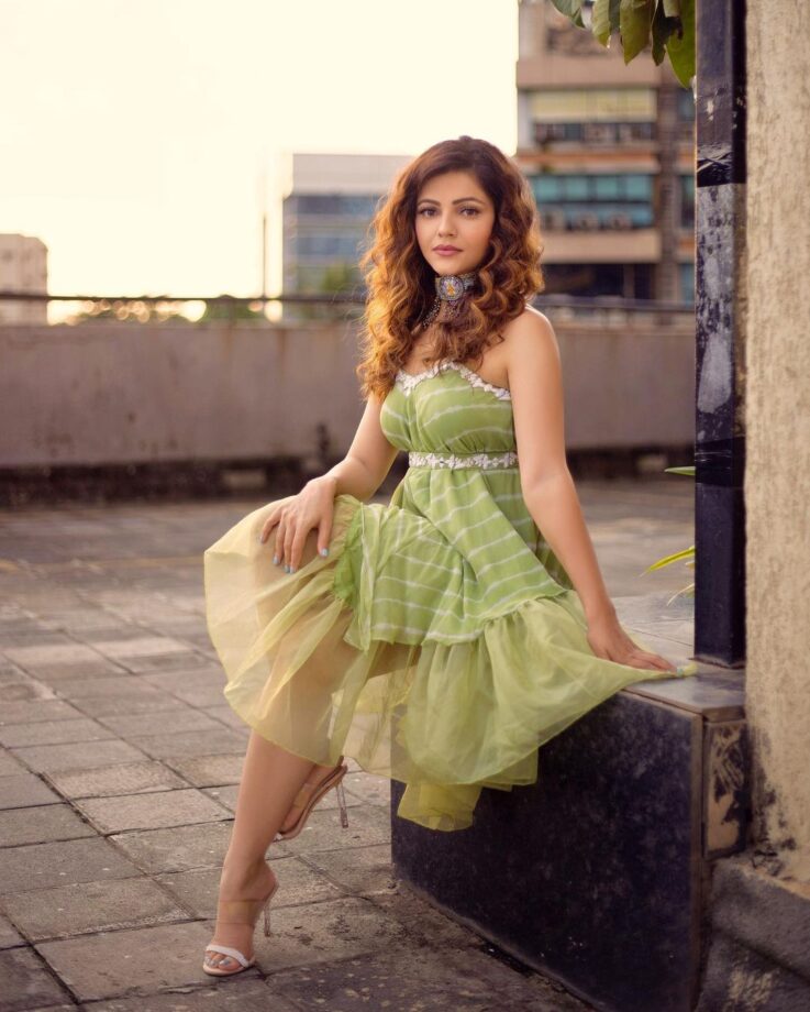 Yellow Vs Pink/Blue Vs Green: Which Tulle Gown Of Rubina Dilaik Would You Steal? - 3