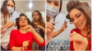 OMG WATCH ASAP: THIS is what Shraddha Arya actually does with her makeup crew inside her vanity van, we bet you won’t believe it
