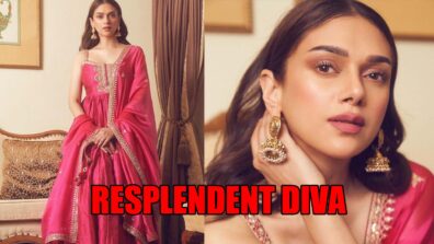 Photo Dump: Aditi Rao Hydari looks like a resplendent diva in gorgeous pink sharara set, fans can’t stop crushing