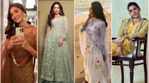 Pooja Hegde, Samantha Ruth Prabhu, Tamannaah Bhatia, Malavika Mohanan and gorgeous desi floral kurti designs, a quintessential visual delight