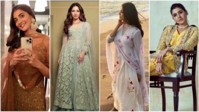 Pooja Hegde, Samantha Ruth Prabhu, Tamannaah Bhatia, Malavika Mohanan and gorgeous desi floral kurti designs, a quintessential visual delight