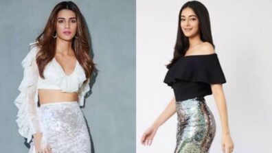 Radiant In Sequin! Kriti Sanon VS Ananya Panday: Which B’Town Beauty Was Shining Bright In A Sequined Skirt?