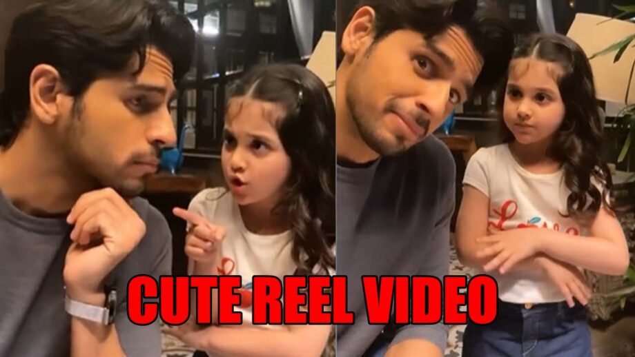 Recreates Magic: Shershaah fame Sidharth Malhotra shares cute reel video with his 'little Kiara Advani', fans can't stop gushing 484948