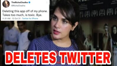 Takes Too Much: Richa Chadha deletes Twitter, slams the app as ‘toxic’