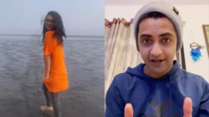 Saat Samundar Paar: Radhakrishn fame Mallika Singh enjoys a fun time at the sea, Sumedh Mudgalkar saying ‘Inhone to chuna laga diya’