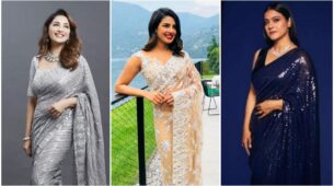 Saree Mein Hot Nari: Madhuri Dixit, Priyanka Chopra and Kajol prove they are ageing backwards as they dazzle in Manish Malhotra special sarees, fans love it