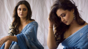 Saree Mein Hot Nari: Rashami Desai sets internet on fire with her super hot ‘deep-neck’ blouse style saree design, pics go viral