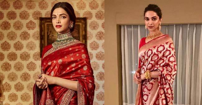 Sartorial Picks! 5 Times Deepika Padukone Made Our Heart Skip A Beat In Silk Sarees; Take A Look - 4