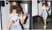 Say You Are Brunch Ready With A Crop Top And A Mini Skirt Just Like Tamannaah Bhatia