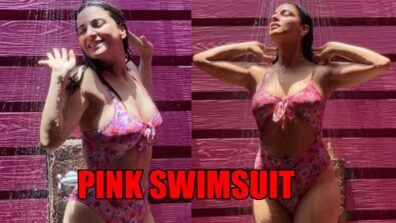 Shraddha Arya turns up the heat in pink swimsuit, let your eyes be blessed with this diva oozing oomph in this picture