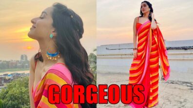 Shraddha Kapoor looks breathtakingly gorgeous in multi-coloured saree, fans can’t stop drooling