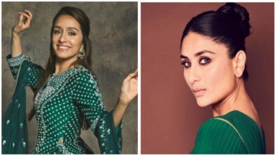 Shraddha Kapoor To Kareena Kapoor Khan: Times When Celebs Ruled In Rich Emerald Hues