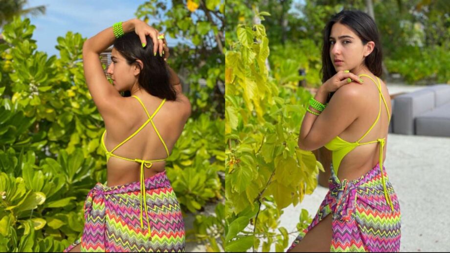 Strike A Pose! Sara Ali Khan Aces The Color Pop Bikinis And Here’s A Proof - 1