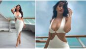 Stunner Nora Fatehi Has Got Us Hooked To Our Screens Slaying In Her White Cut-Out Bodycon Dress, See Here