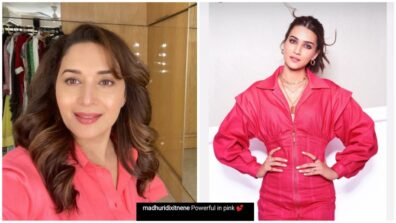 Sugar & Spice: Madhuri Dixit and Kriti Sanon are ‘powerful’ hot divas in pink, see viral pics