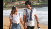 Surprise: Anushka Sen caught on camera walking hand-in-hand with Himansh Kohli at the beach, netizens spot them getting lost in each other’s eyes
