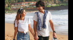 Surprise: Anushka Sen caught on camera walking hand-in-hand with Himansh Kohli at the beach, netizens spot them getting lost in each other’s eyes