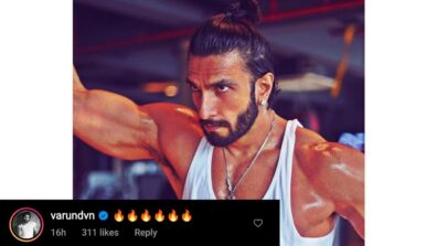 Swag Level 999: Ranveer Singh activates his beast mode at the gym, Varun Dhawan can’t stop admiring his chiseled, muscular physique