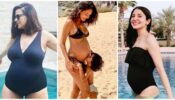 Take A Look At Bollywood Mommies’ Maternity Fashion Goals In Black Swimsuit: From Anushka Sharma To Neha Dhupia