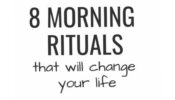Take A Look At These 8 Rituals That Will Help You Keep Your Day Bright And Improve Your Health