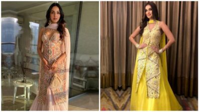 Tara Sutaria’s Yellow VS Kiara Advani’s Blush Pink: Who Donned The Arpita Mehta Long Kurta-Lehenga Better?