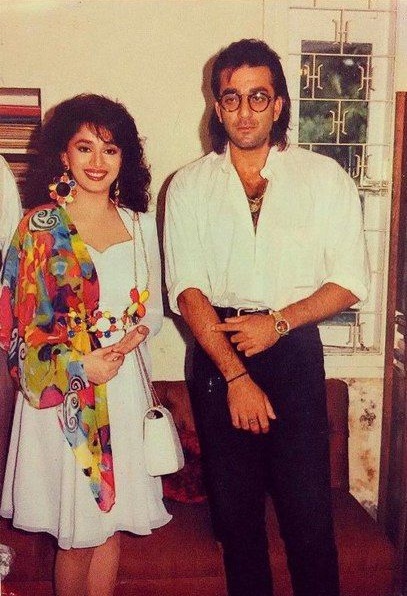 The Charm & Smile Is Intact! Check Out Madhuri Dixit Along With Sanjay Dutt’s ‘Before And After’ Pictures - 1