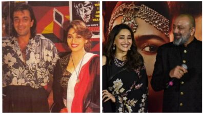 The Charm & Smile Is Intact! Check Out Madhuri Dixit Along With Sanjay Dutt’s ‘Before And After’ Pictures