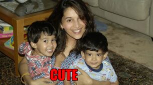 The Love of my life: Madhuri Dixit shares adorable childhood pictures of sons Arin and Raayan