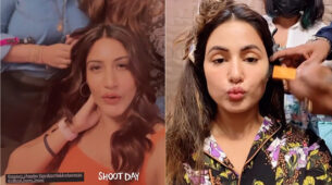 The ROFL Girls: Surbhi Chandna and Hina Khan have unlimited goofy fun with their makeup team, see viral BTS videos