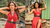 Throwback To The Times When Surbhi Chandna Looks Spontaneously Beautiful In Red Majestic Long Dresses, See Here