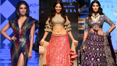 Times when Malavika Mohanan, Tamannaah Bhatia and Pooja Hegde raised the heat at Lakme Fashion Week