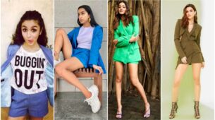 Too Hot To Handle: Alia Bhatt, Shraddha Kapoor, Ananya Panday and Kriti Sanon look super sensuous in high-chic blazer and shorts, are you feeling the heat?