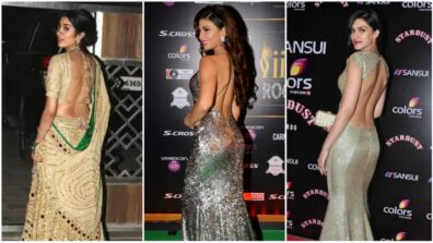 Too Hot To Handle: Janhvi Kapoor, Jacqueline Fernandez and Kriti Sanon flaunt their hot collar bones in new sensuous backless avatars, see viral pics