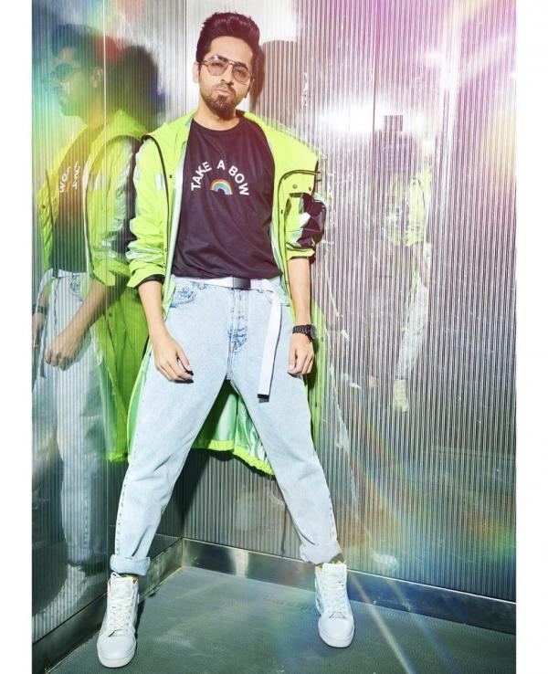 Treat To Our Eyes! 5 Times Ayushmann Khurrana Stole Our Hearts In Neon Green Outfits - 0