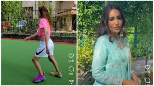 TV Babes Social Update: Nia Sharma enjoys playing football, Surbhi Jyoti remembers her special ‘sakhiyan’