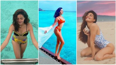 Uff Haye Garmi: Ananya Panday, Tara Sutaria and Jacqueline Fernandez set the beach on fire with their ‘burning hot’ swimwear style, we can’t stop crushing