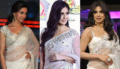 Uff Haye Garmi: Deepika Padukone, Katrina Kaif, Priyanka Chopra and sensuous, transparent white saree designs, a quintessential visual delight
