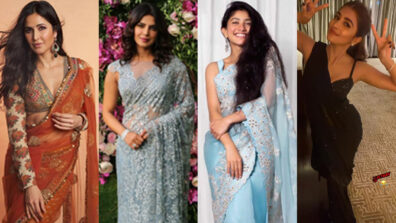 Uff Haye Garmi: Katrina Kaif, Priyanka Chopra, Sai Pallavi and Pooja Hegde flaunt their hot curvaceous structures in transparent sarees, come fall in love