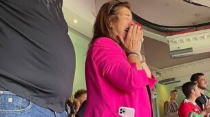 Priceless Moment: Take A Look At Cristiano Ronaldo’s Mom’s Reaction To His First Goal Back At Manchester United