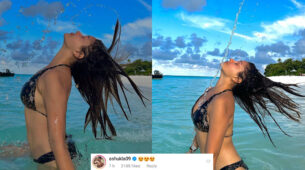 Viral Alert: Bigg Boss 14 winner Rubina Dilaik takes a hot bath in public, ‘hubby’ Abhinav Shukla can’t stop drooling over her sensuous bikini avatar