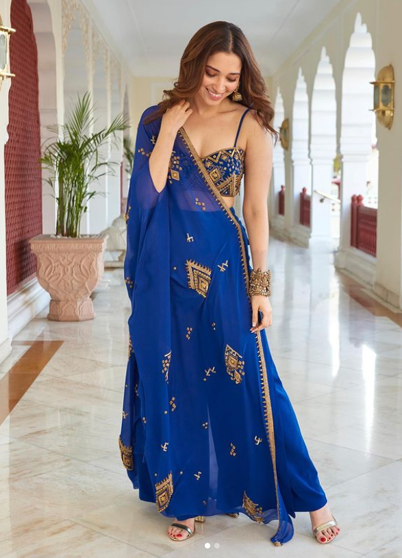 Wanna Attend A Engagement Party But Have No Outfit Ideas? Let Tamannaah Bhatia Serve You Inspiration - 1