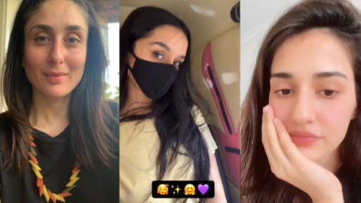 Want the perfect ‘no filter’, ‘no makeup’ iPhone selfie look? Take cues from ‘natural beauties’ Kareena Kapoor, Shraddha Kapoor and Disha Patani